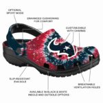 Houston Texans Radiant Burst Effect Crocs Best selling