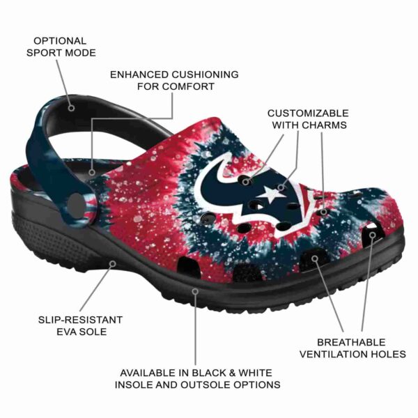 houston texans radiant burst effect crocs new arrival