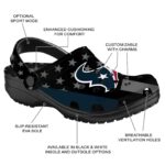 Houston Texans Stellar Stripes Theme Crocs Best selling