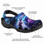 Illinois Fighting Illini Galaxy Swirl Crocs Fashion forward