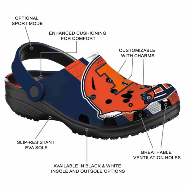 illinois fighting illini helmet stripes crocs new arrival