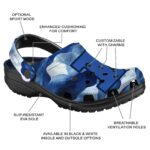 Illinois Fighting Illini Ocean Waves Crocs Fashion forward