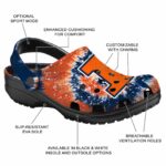 Illinois Fighting Illini Radiant Burst Effect Crocs Best selling