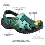 Illinois Fighting Illini Tropical Vibes Crocs Fashion forward