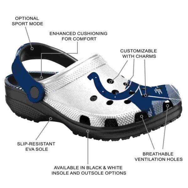 indianapolis colts geometric background crocs new arrival