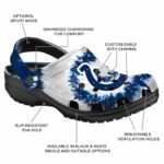 Indianapolis Colts Radiant Burst Effect Crocs Best selling