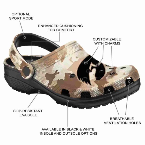 iowa hawkeyes desert camo crocs new arrival