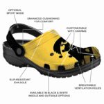 Iowa Hawkeyes Geometric Background Crocs Best selling