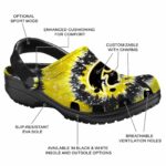 Iowa Hawkeyes Radiant Burst Effect Crocs Best selling