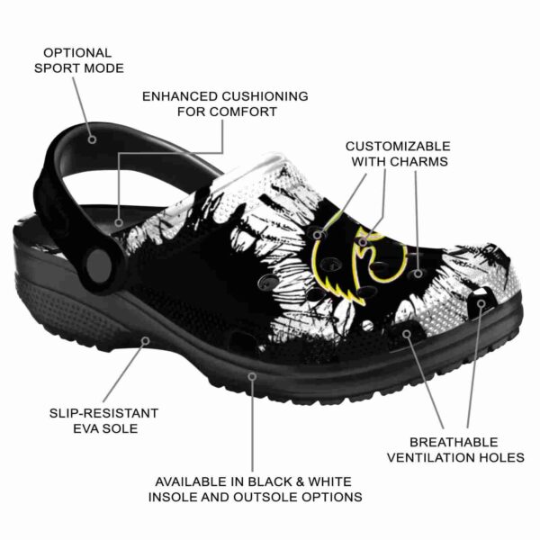 iowa hawkeyes splatter graphics crocs new arrival