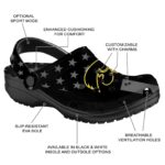 Iowa Hawkeyes Stellar Stripes Theme Crocs Best selling
