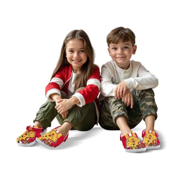 iowa state cyclones helmet stripes clog fashion forward