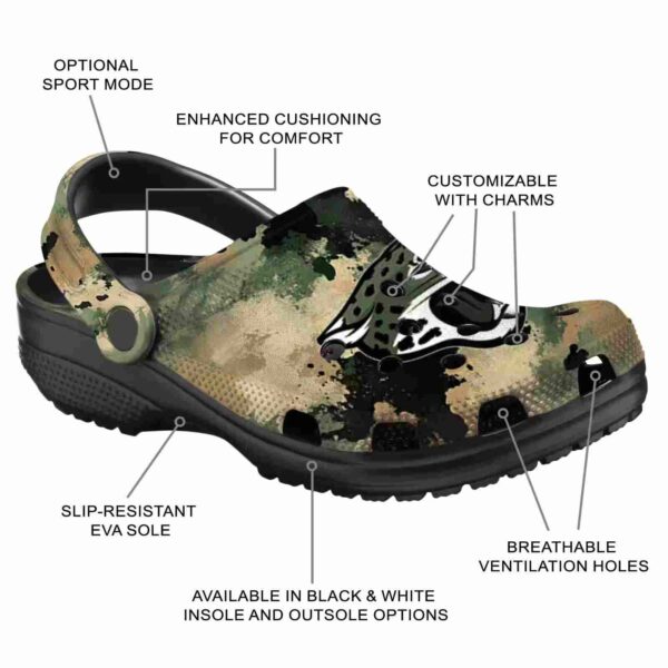 jacksonville jaguars camouflage craze crocs new arrival