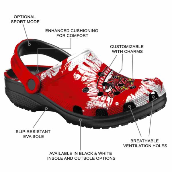 jacksonville state gamecocks splatter graphics clog new arrival