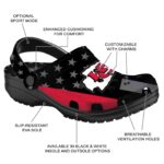 Kansas City Chiefs Stellar Stripes Theme Crocs Best selling