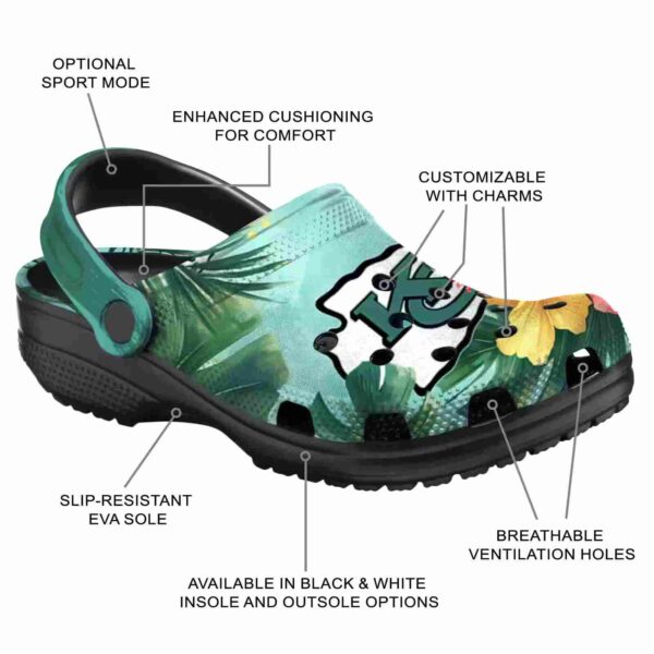 kansas city chiefs tropical vibes crocs new arrival