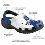 Kansas City Royals Geometric Background Crocs Best selling