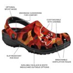 Kansas Jayhawks Autumn Leaves Crocs Fashion forward