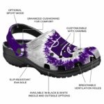 kansas state wildcats radiant burst effect clog best selling