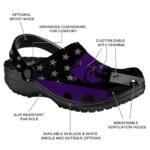 kansas state wildcats stellar stripes theme clog best selling