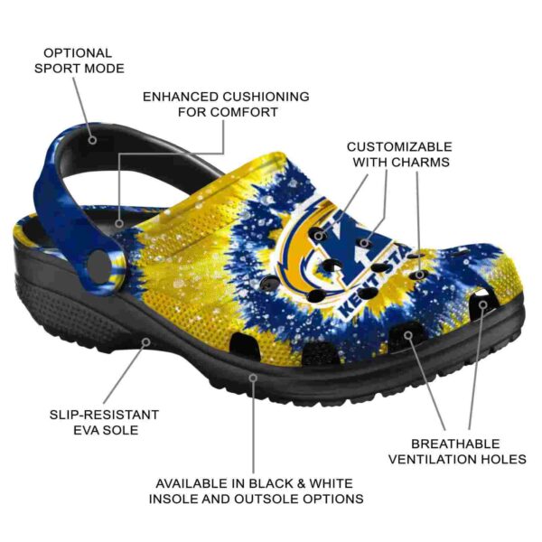 kent state golden flashes radiant burst effect clog new arrival