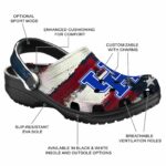 Kentucky Wildcats Patriotic Stripes Crocs Fashion forward