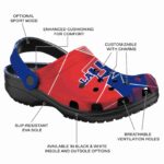 la tech geometric background clog best selling