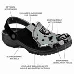 Las Vegas Raiders Helmet Stripes Crocs Best selling