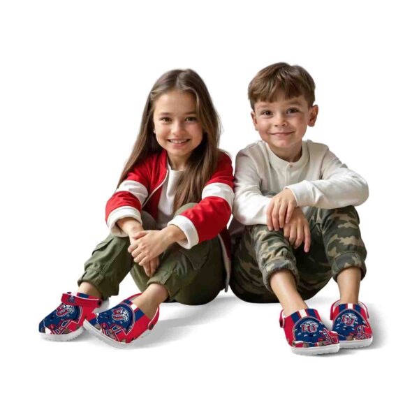 liberty flames helmet stripes clog fashion forward