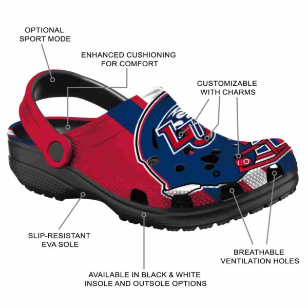 liberty flames helmet stripes clog new arrival