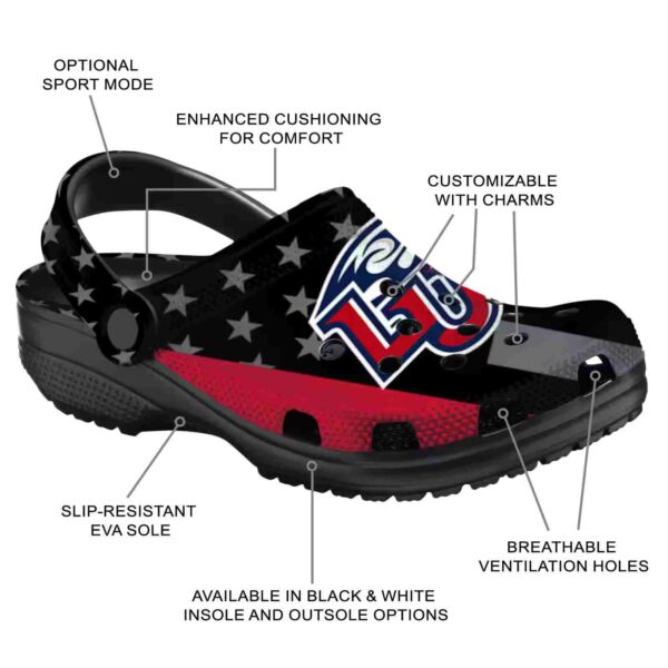 liberty flames stellar stripes theme clog new arrival