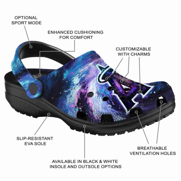 los angeles angels galaxy swirl crocs new arrival