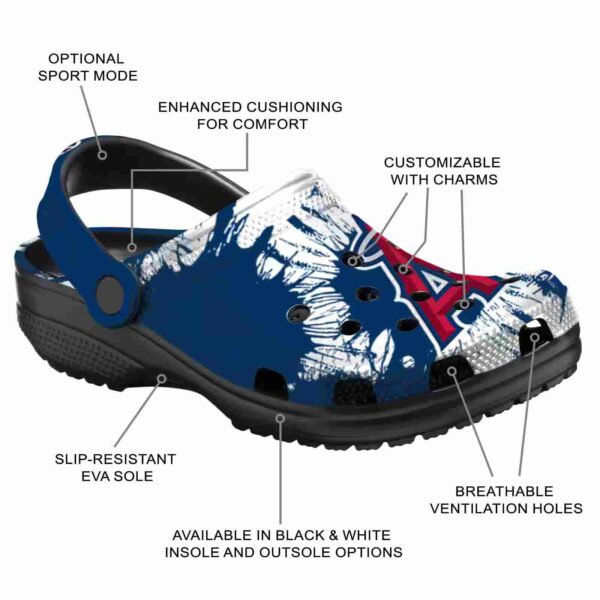 los angeles angels splatter graphics crocs new arrival