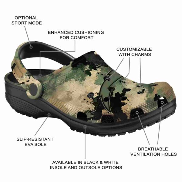 los angeles chargers camouflage craze crocs new arrival