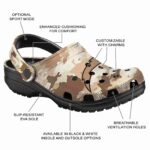 Los Angeles Chargers Desert Camo Crocs Fashion forward