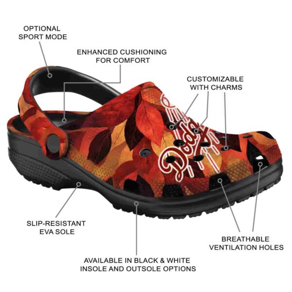 los angeles dodgers autumn leaves crocs new arrival