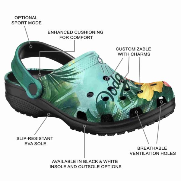 los angeles dodgers tropical vibes crocs new arrival