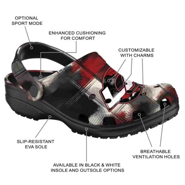los angeles rams plaid fusion crocs new arrival