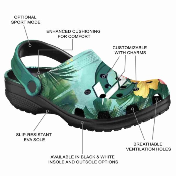 los angeles rams tropical vibes crocs new arrival
