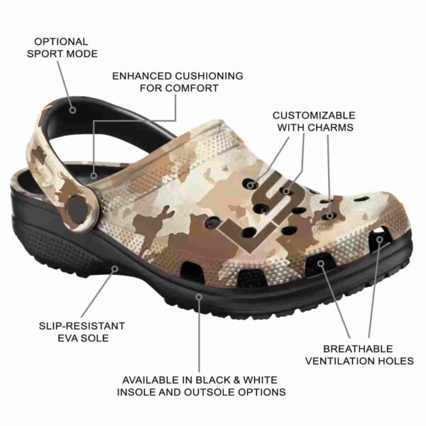 lsu tigers desert camo crocs new arrival
