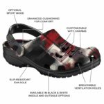 LSU Tigers Plaid Fusion Crocs Fashion forward