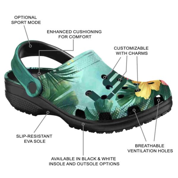 lsu tigers tropical vibes crocs new arrival