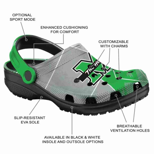 marshall thundering herd geometric background clog new arrival