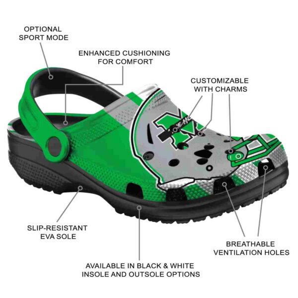 marshall thundering herd helmet stripes clog new arrival