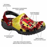 maryland terrapins radiant burst effect clog best selling
