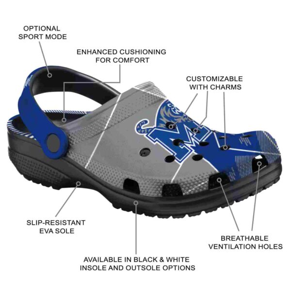 memphis tigers geometric background crocs new arrival