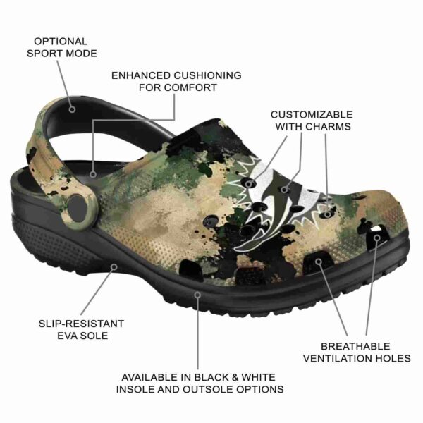 miami dolphins camouflage craze crocs new arrival
