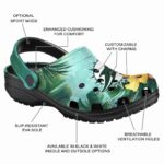 Miami Dolphins Tropical Vibes Crocs Fashion forward