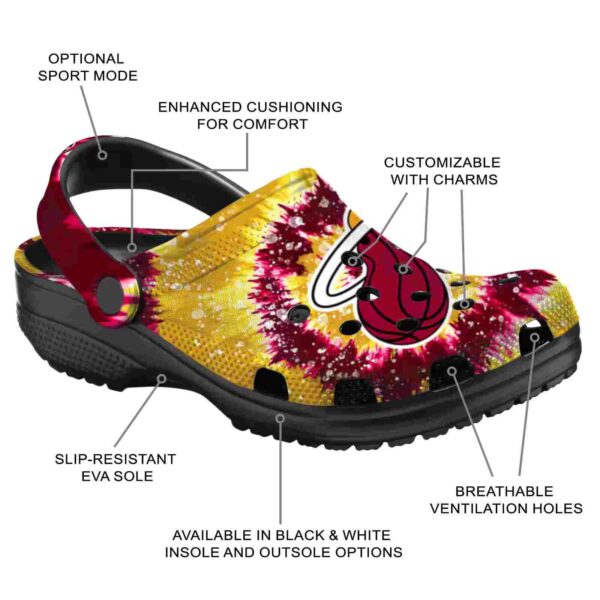 miami heat radiant burst effect clog new arrival
