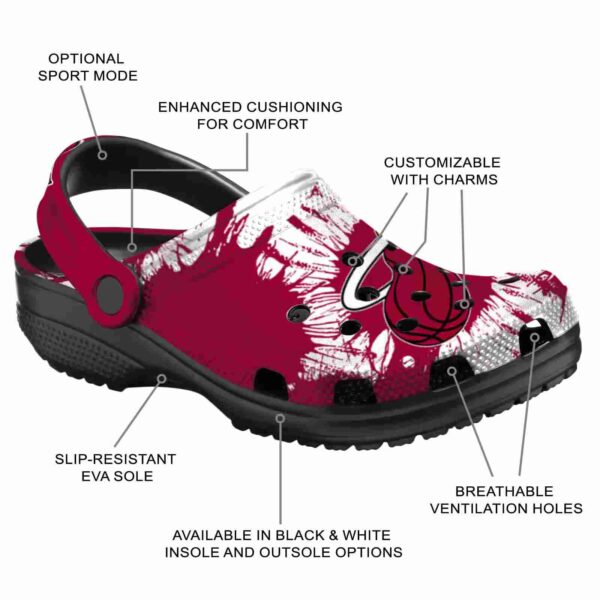 miami heat splatter graphics clog new arrival
